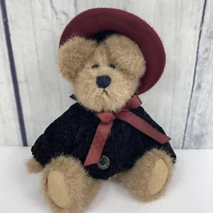 Cappello rosso maglione Boyd's Bears ELOISE WILLOUGHBY 6" orso nero (senza etichetta) - Foto 1 di 12
