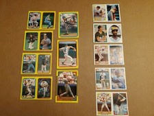 Lot of 12 O-Pee-Chee Super Star Canada Italy Yearbook Stickers 1986-88 Baseball