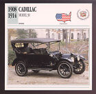 1908-1914 Cadillac Model 30 (1912) Car Photo Spec Sheet Info Stat ATLAS CARD