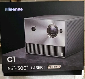 Hisense C1 4K UHD Triple Color RGB Laser Portable Mini Projector Dolby Vision - Picture 1 of 2