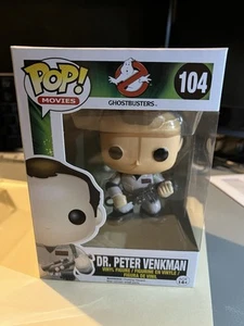 Funko Pop Ghostbusters Dr. Peter Venkman #104 w/Pop Protector - Picture 1 of 6