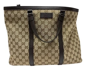 Gucci GG Canvas Beige Large Classic Tote Bag! (AZP026675) - Picture 1 of 9