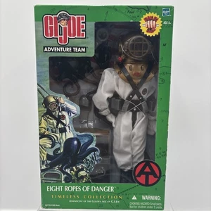 G.I. Joe 11” Eight Ropes Of Danger Adventure Team Collezione Timeless Nuovo 2002 - Foto 1 di 15