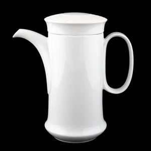 Scala Biskuit Seta Weiss - Kaffeekanne 1,2 l - Hutschenreuther - unglasiert - Picture 1 of 1