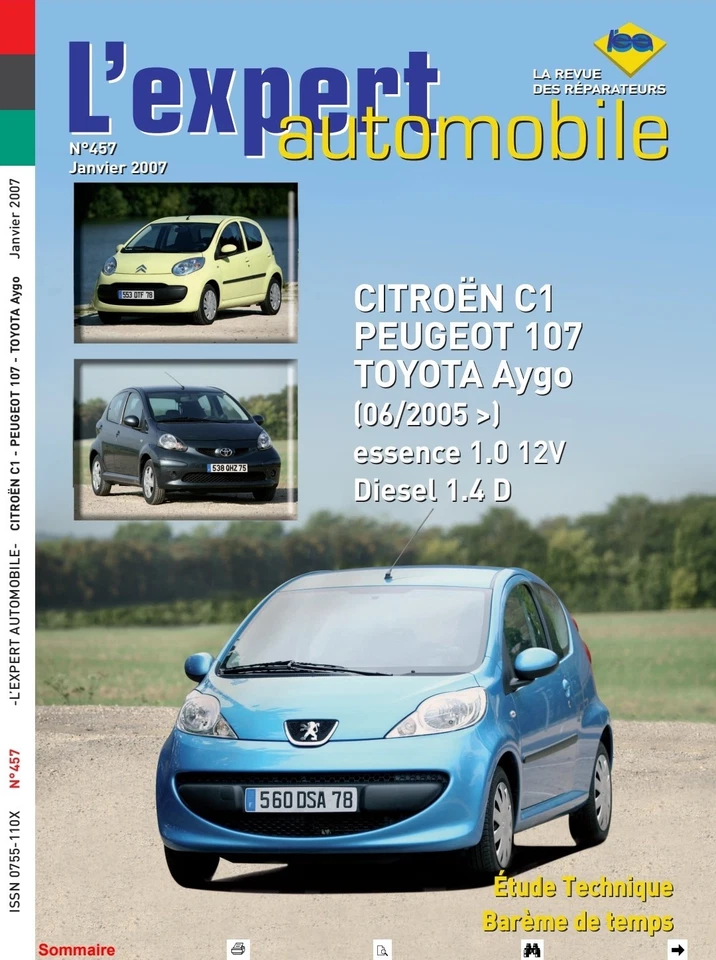 MANUALE RECENSIONE RIPARAZIONE AUTO PDF CITROËN EA - C1 107 AYGO - Immagine 1 di 1