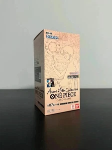 One Piece Game Japanese EB-02 Anime 25th Collection Booster Box Sealed - Picture 1 of 4