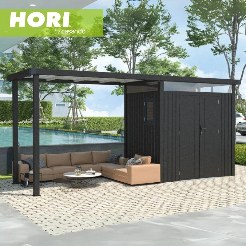 Gartenhaus Gerätehaus Metallgerätehaus Geräteschuppen aus Metall Flachdach - Bild 1 von 1