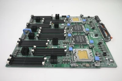 Dell PowerEdge R810 Server Motherboard 4x LGA1567 32x DDR3 Slots E7 CPU FDG2M - Image 1 of 4