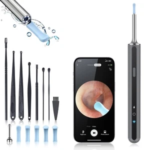 Ear Wax Removal, Ear Cleaner with Camera, Earwax Removal kit with 7 Ear Pick,... - Picture 1 of 2