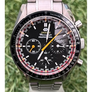 ORANGE Sincece lnc Analog Quartz Men Very Good Condition 2009 Free Shipping - Picture 1 of 6