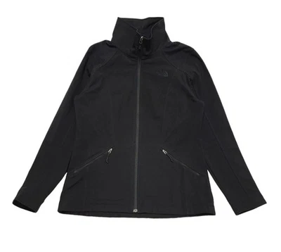 Chaqueta cortavientos The North Face Soft Shell para mujer L negra cortavientos cremallera completa Foto 1 de 4