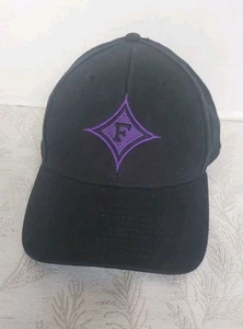 The Game Furman University Paladins Strapback Cap Hat 100% Cotton Black Purple - Picture 1 of 9