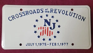 New Jersey Bicentennial License Plate - Picture 1 of 3