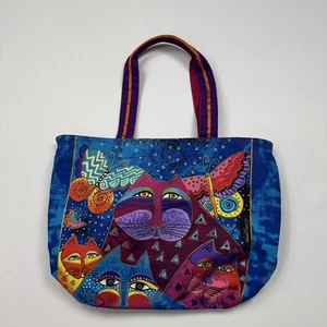 Bolso mediano reversible Laurel Burch Cats & Butterflies - Imagen 1 de 6