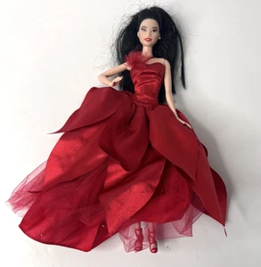 Barbie Model Muse Body Nude 12" Mattel HCC04 Asian Doll Used With Dress + Shoes - Picture 1 of 13