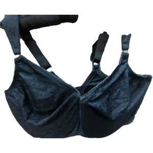 OLGA 35009 Underwire Bra BLACK Size 38DD Comfort Straps Back Clasp NWT - Picture 1 of 4