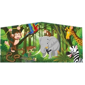 Jungle Art Panel 10x5 Vinyl Banner for 13ft Inflatable Modular Bounce House - Picture 1 of 2