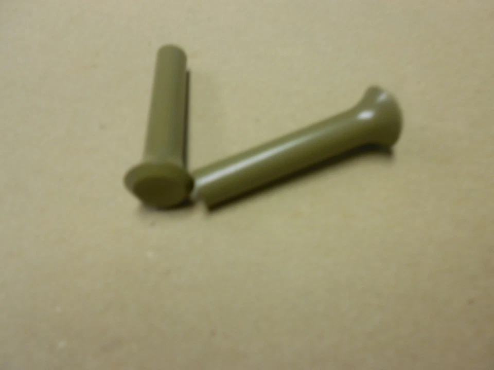 fits 66 67 68 69 70 71 72 73 74 Charger Gold Beige Door Lock Knobs NEW - Image 1 of 1