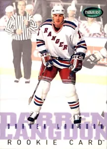 1995-96 Parkhurst International #528 Darren Langdon RC NEW YORK RANGERS ROOKIE - Picture 1 of 2