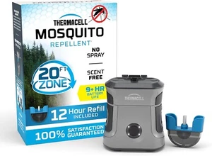 Thermacell EX90 Rechargeable Mosquito Repeller – Scent-Free, DEET-Free 28M² Zone - Picture 1 of 12