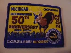 2022 MICHIGAN DNR SUCCESSFUL DEER HUNTER PATCH-NEW-FREE SHIPPING!! - Picture 1 of 1