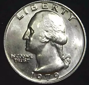1979-P 25C Washington Quarter BU CLAD 21oc0810-2 - Picture 1 of 2
