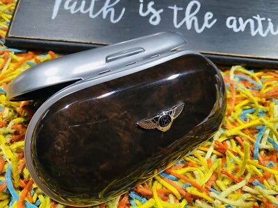 🟣 FUNDA PARA GAFAS DE SOL BENTLEY CONTINENTAL GT GTC FLY SPUR ALMACENAMIENTO MADERA VIOLÍN Foto 1 de 4