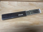 Besteck STERLING Silber Wilkens 925 6 x Tafel Messer Augsburger Faden Verpackung
