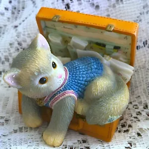 Figura CALICO GATITOS - 1998 "Un abrazo al día empaca tus problemas lejos" - Imagen 1 de 4