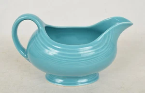 Fiestaware Gravy Boat Green Turquoise Homer Laughlin Vintage - Picture 1 of 3