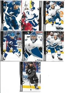 2020-21 Upper Deck Series 2 team set 7 cards Lightning Vasilevskiy Sergachev  - Imagen 1 de 1