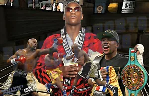 Stampa litografica di Floyd Mayweather 17 x 11 - Foto 1 di 1