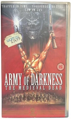 VHS Army Of Darkness: The Medieval Dead Bruce Campbell Horror 1992 Foto 1 de 3