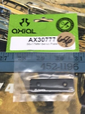 Axial AX30777 Servo Plate, 56x17mm NewInPack USA Shipped - Image 1 of 2