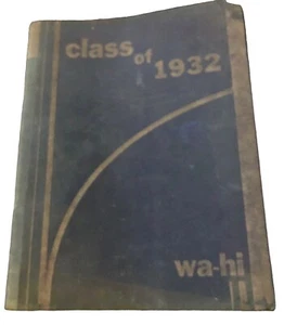 Anuario antiguo coleccionable Walla Walla High School WA-HI 1932 - Imagen 1 de 24