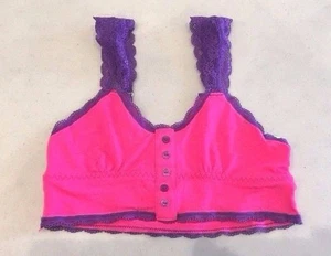 NEW! Nordstrom HONEYDEW 'Ahna' Bra Bralette, Size M - Pink Purple - Picture 1 of 8