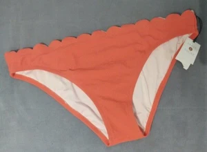 Shade & Shore Women's Swim Bathing Suit Cheeky Bikini Bottom, Coral, XL NEW - Picture 1 of 4