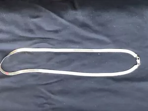 Vintage Milor Italien Sterlingsilber breite Fischgrät Halskette 24" markiert 325 - Bild 1 von 10