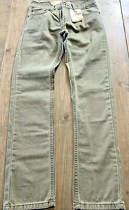 NWT Levi's 511 Boy's Slim Fit Regular Olive Green Denim Jeans Size: 12 (26x26)  - Picture 1 of 10