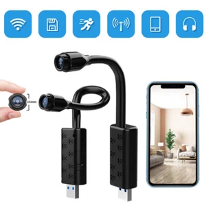Mini USB IP Camera Wireless Smart WiFi Security Camcorder HD 1080P Cam Black - Picture 1 of 12