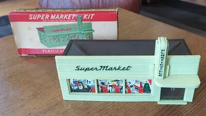 Vintage O Scale Plasticville Supermarket Building Model Train Railroad Building - Picture 1 of 11