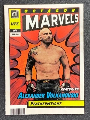 UFC Alexander Volkanovski 6 Octagon Marvels  Donruss Panini 2022  - Image 1 of 4