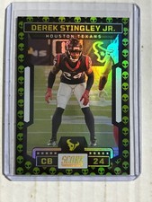 2023 Score Derek Stingley Jr Alien Parallel 👽 Texans SP Case Hit
