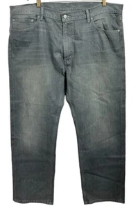 Pantalones de mezclilla para hombre Levi's 505 gris lavado talla 42X30 calce regular pierna recta cremallera mosca - Imagen 1 de 8