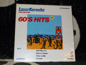 Laser Karaoke 60s Hits Vol 9 Laserdisc LD The Beatles Free Ship $30