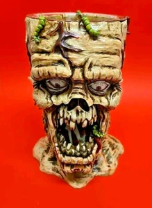 Vintage Spencers Zombie Monster Kopf Chip/Dip Halloween Party Schale Spuk Horror! - Bild 1 von 12