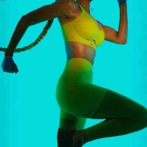 NEW ADIDAS IVY PARK X PELETON BRA AND POWER LEGGINGS SET HG0557 HG0520 - Picture 1 of 9