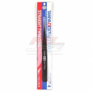 Tamiya 74004 Needle Nose Straight Tweezers RC Plastic Model Craft Tools MK804 - Picture 1 of 1
