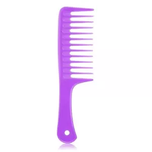 Purple Detangling Comb Detangling Comb Wide Tooth Comb - Picture 1 of 3