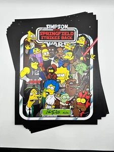 Chris 51 art Springfield Simpsons Star Wars satire signed ltd print Homer Yoda - Picture 1 of 3